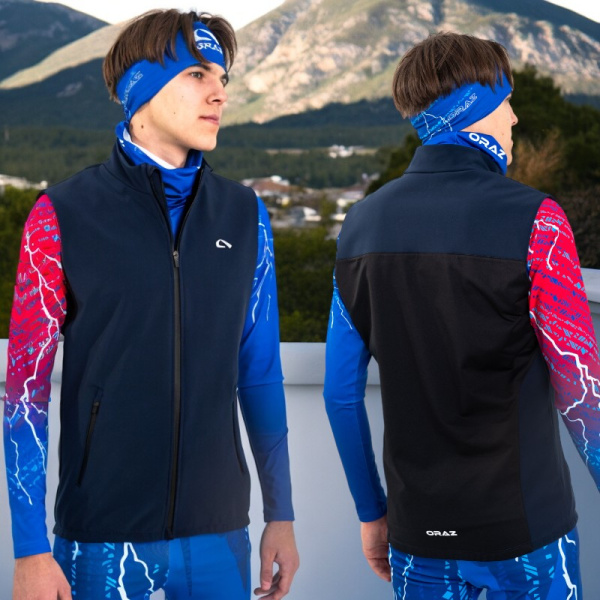 Профессиональный разминочный спортивный жилет СтильныйСпорт РБ / Безрукавка - жилетка, унисекс. ПОД ЗАКАЗ